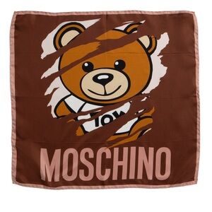 Moschino silk scarf